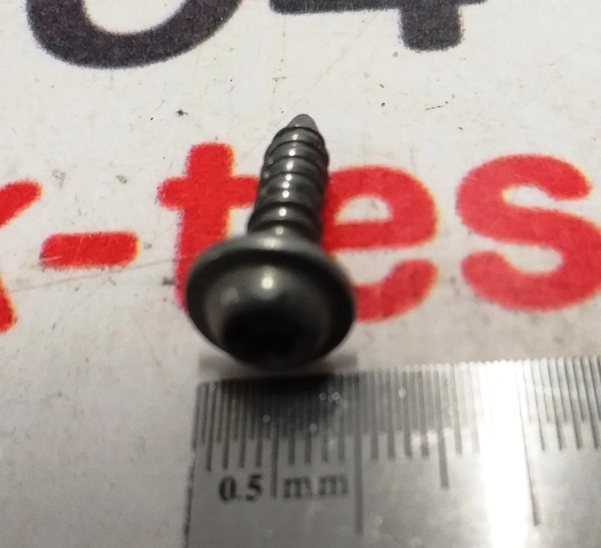 10 Шуруп бампера та ПТФ DPTS,PF,50-1.8x20,[CS],G1109,R Tesla Model 3 1012809-00-A