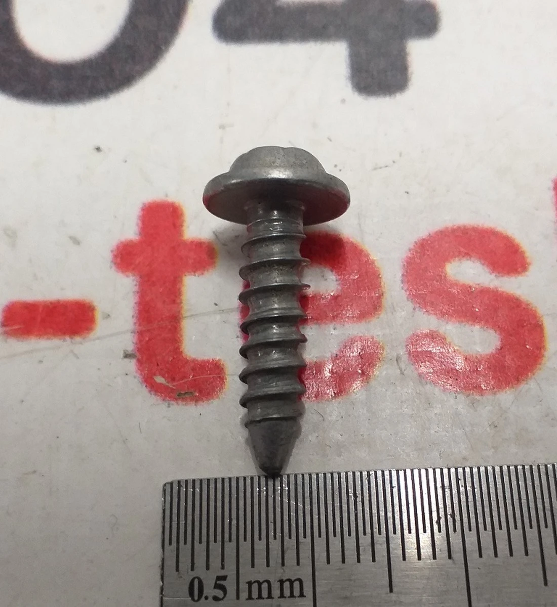 10 Шуруп бампера та ПТФ DPTS,PF,50-1.8x20,[CS],G1109,R Tesla Model 3 1012809-00-A