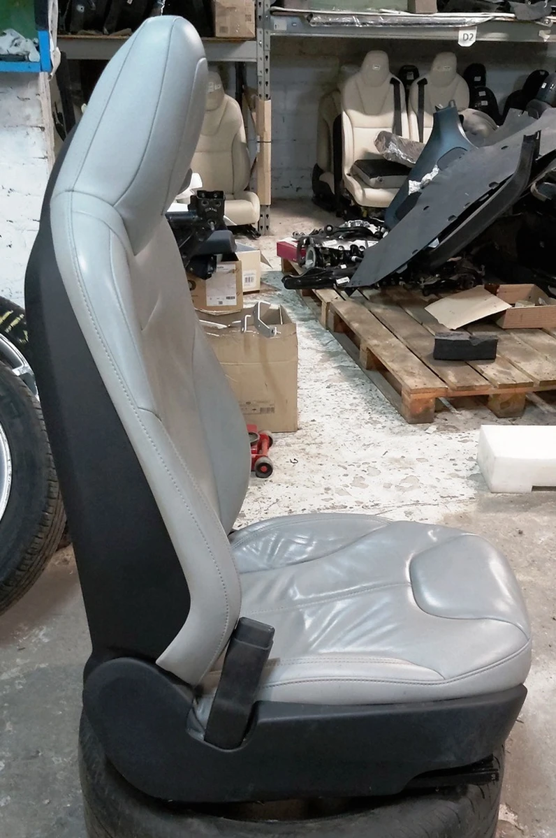 3 Сиденье водительское (без под.безоп датч.присут. блока упр) PREM GRAY (GEN 1, шир подгол карман) Tesla model S, model S REST 1013112-04-B