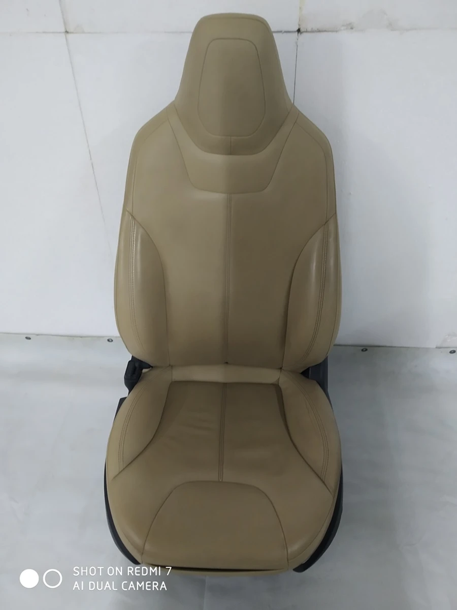 3 Driver's seat assembly (with position memory) PREM TAN (GEN 1, narrow headrest, with pocket) Tesla model S, model S REST 1013115-03-B
