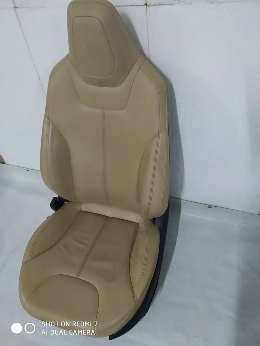 3 Driver's seat assembly (with position memory) PREM TAN (GEN 1, narrow headrest, with pocket) Tesla model S, model S REST 1013115-03-B