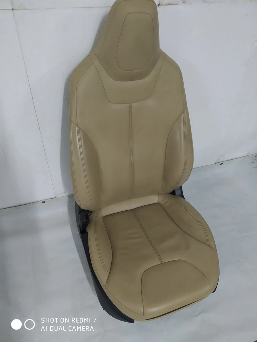 3 Driver's seat assembly (with position memory) PREM TAN (GEN 1, narrow headrest, with pocket) Tesla model S, model S REST 1013115-03-B