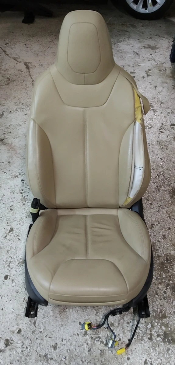 3 Сиденье вод в сборе (без привода, блока пам полож и датчка прис) PREM TAN (GEN 1, шир подг, с карм) (с повр) Tesla model S, model S REST 1013115-03-B