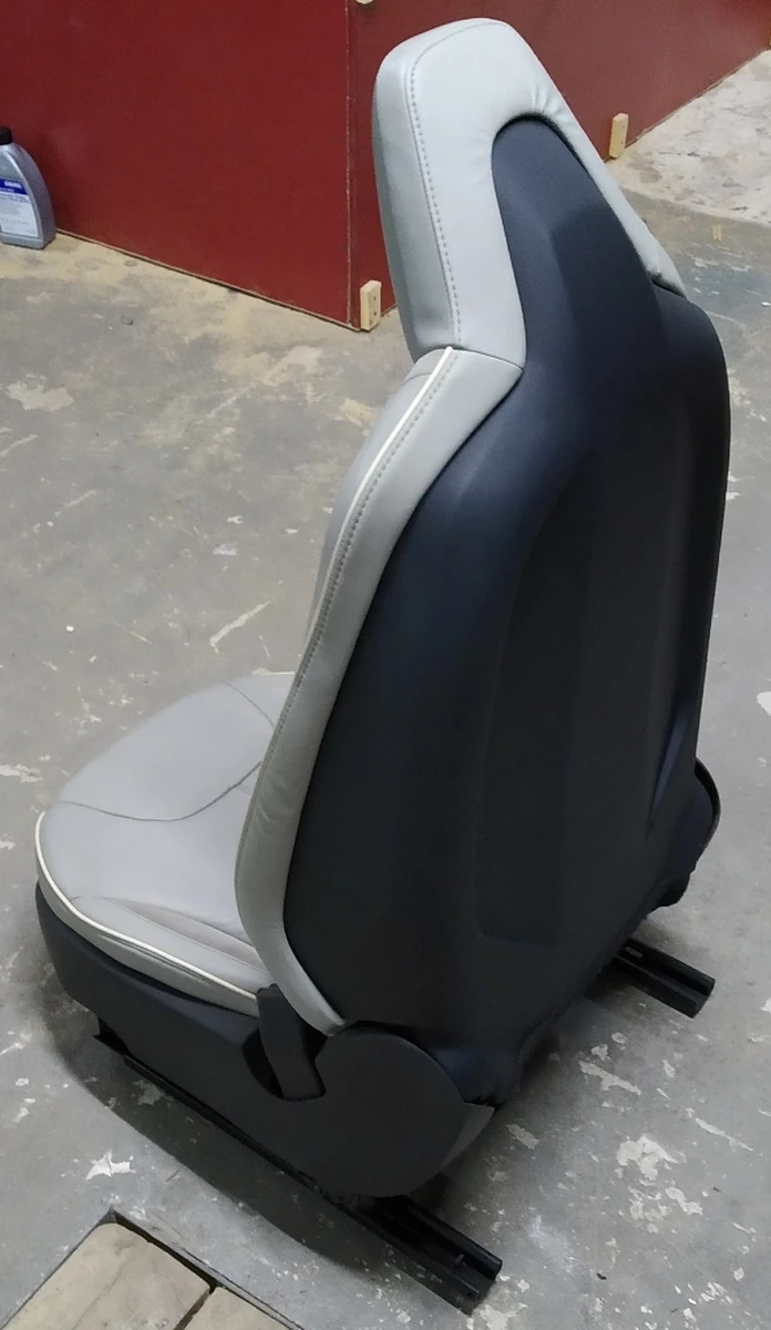 4 Сиденье пассажирское в сборе (без подушки безопасности и датчика присут.) PERF GRAY (GEN 1, узкий подголовник, без кармана) Tesla model S 1013399-04-A