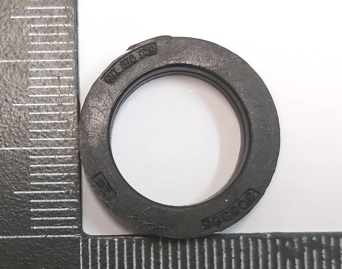 5 Кольцо уплотнительное датчика парктроника рельефное BLACK Tesla Model X, Model 3, Model Y 1014395-00-A