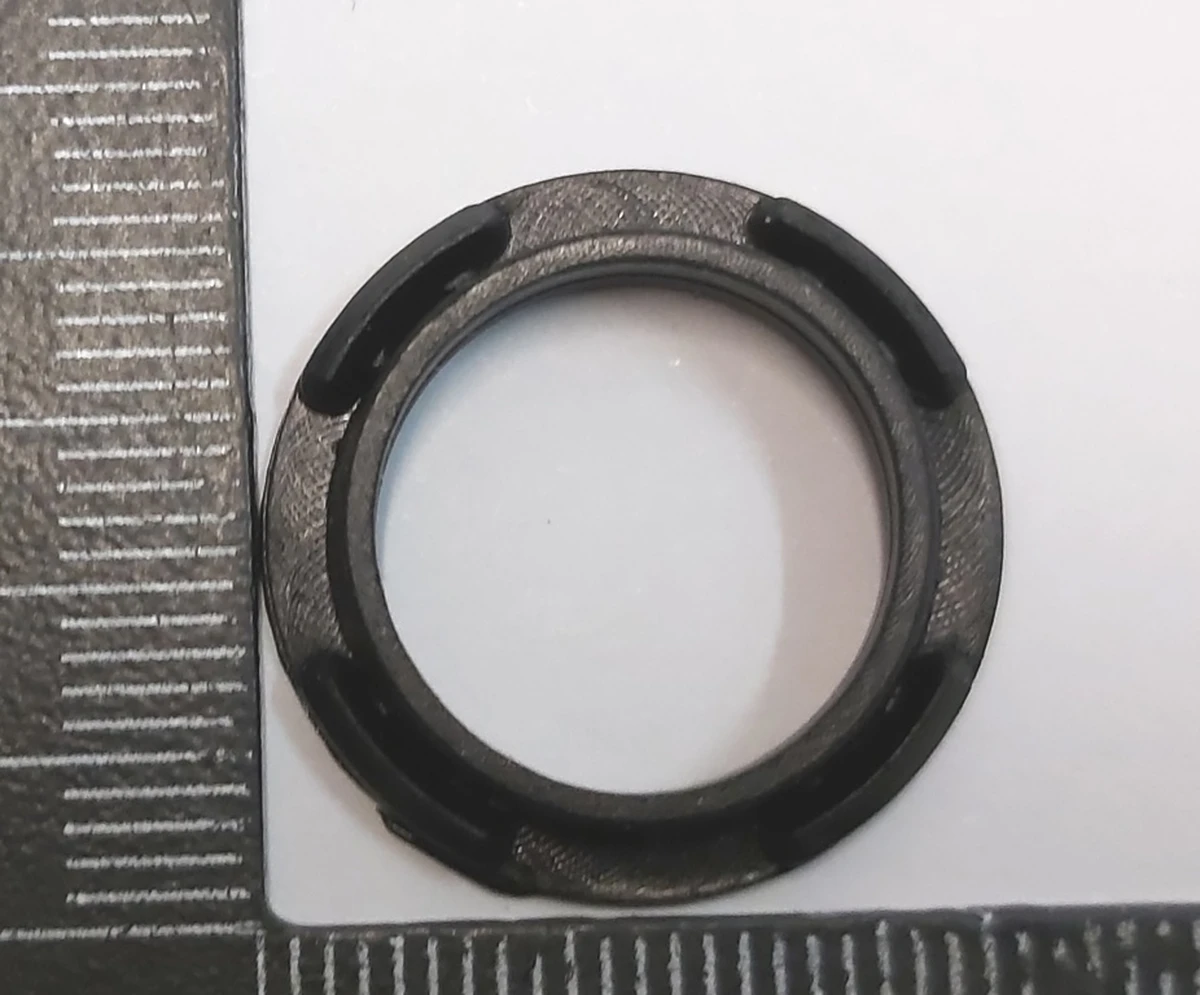 5 Кольцо уплотнительное датчика парктроника рельефное BLACK Tesla Model X, Model 3, Model Y 1014395-00-A