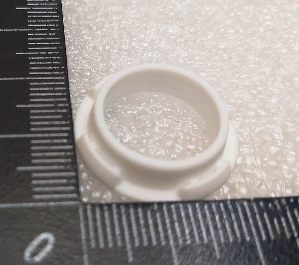 5 Кільце ущільнювача датчика парктроника рельєфне WHITE Tesla model X, model 3, model Y 1014395-00-A