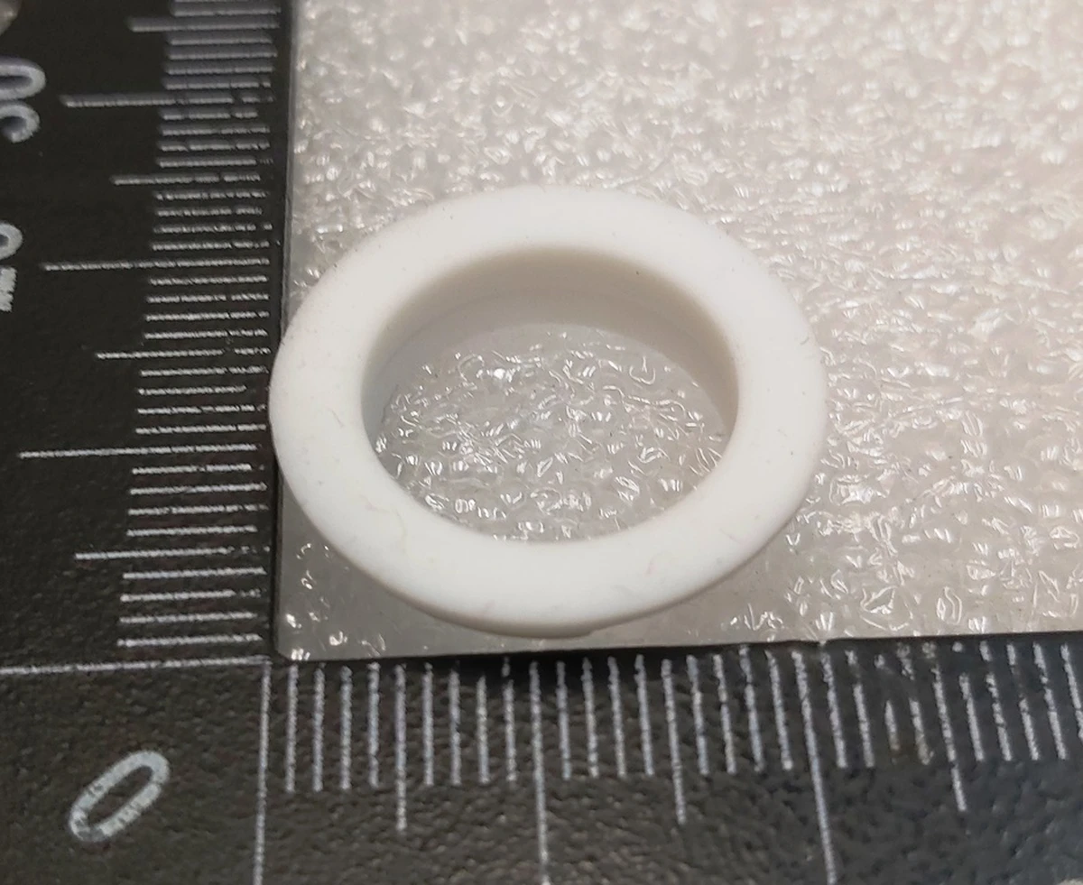 5 Кільце ущільнювача датчика парктроника рельєфне WHITE Tesla model X, model 3, model Y 1014395-00-A