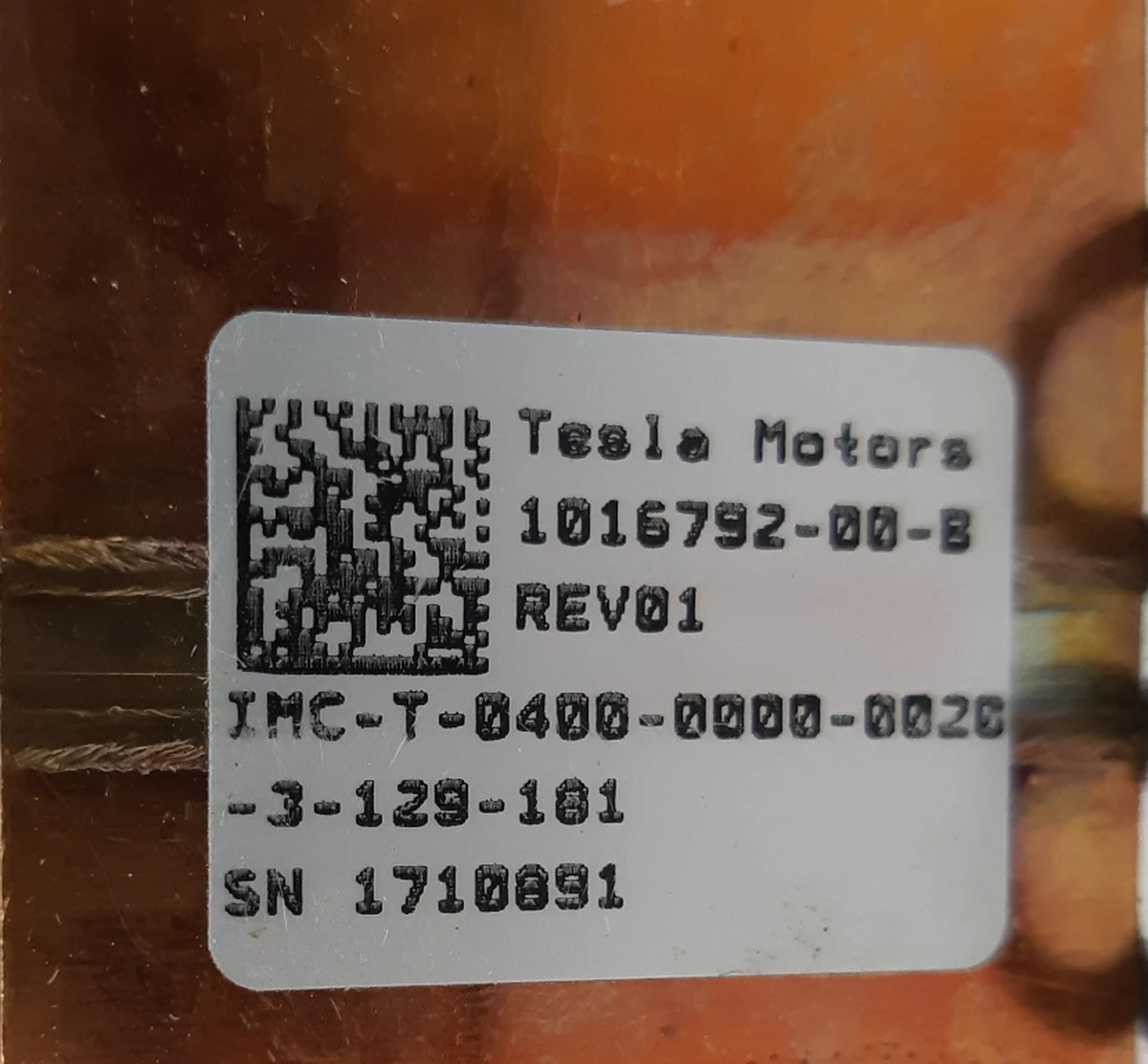 13 Шунт высоковольтной батареи REV01 Tesla model S 1016792-00-B