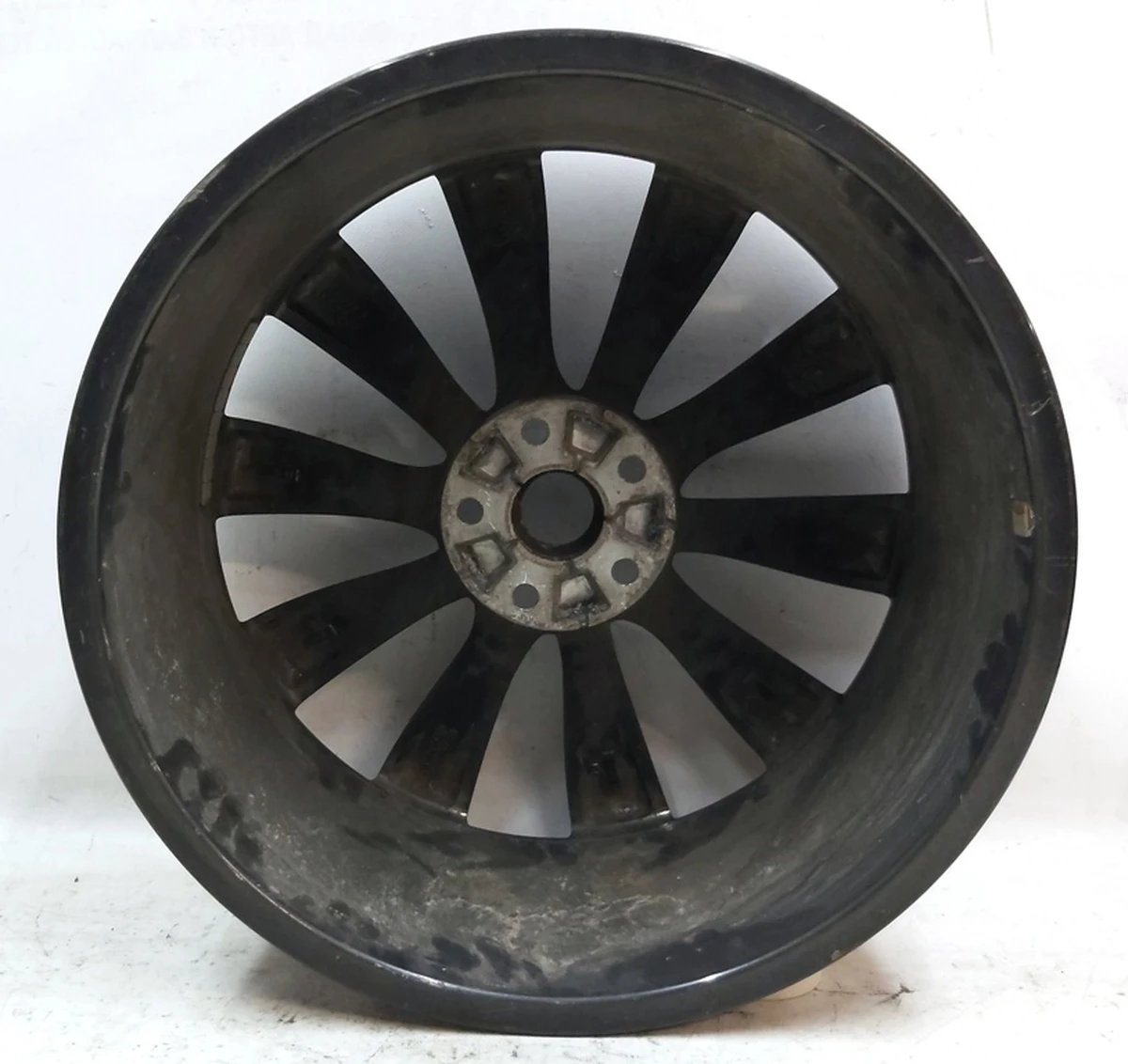 1 WHEEL, 21X9.0 - GREY TURBINE - REAR damaged Tesla model S, model S REST 1054044-00-C