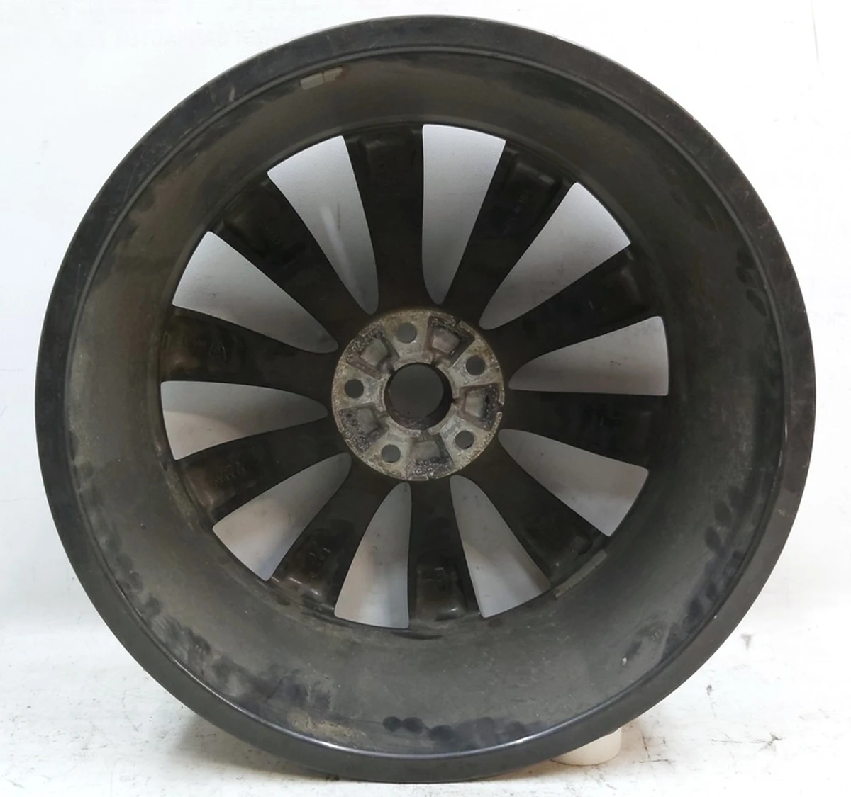 1 WHEEL, 21X9.0 - GREY TURBINE - REAR damaged Tesla model S, model S REST 1054044-00-C
