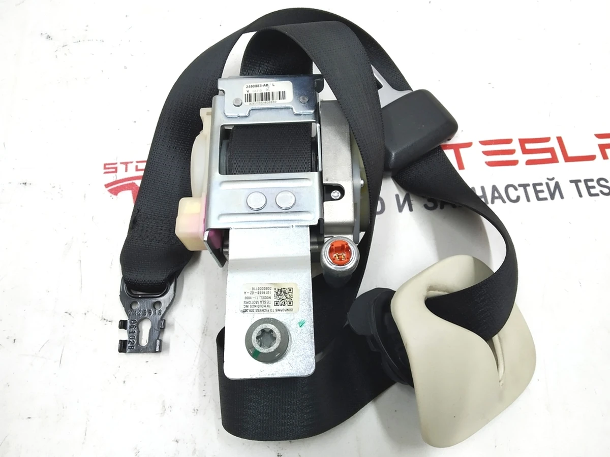 1 Seat belt front driver (USA) Tesla model S, model S REST 1019468-02-C