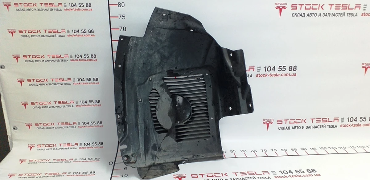 8 Fender liner front left front part RWD (without parking sensors socket) Tesla model S 1020467-00-E