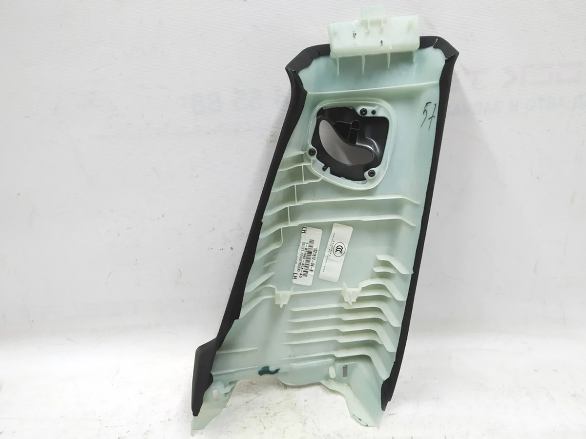 15 Облицювання стійки B верхня ліва чорний текстиль Tesla model S REST 1021612-04-B