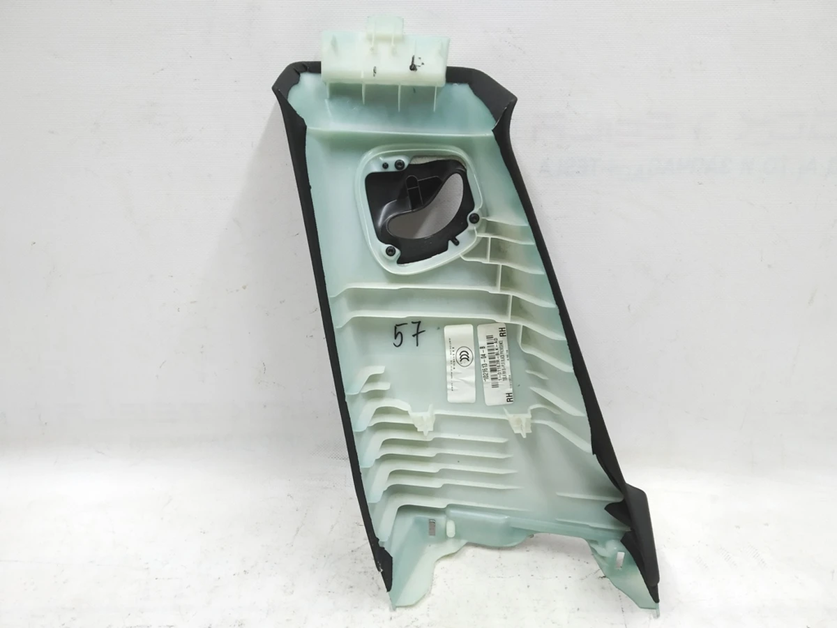 15 B-pillar trim upper right black textile Tesla model S REST 1021613-04-B