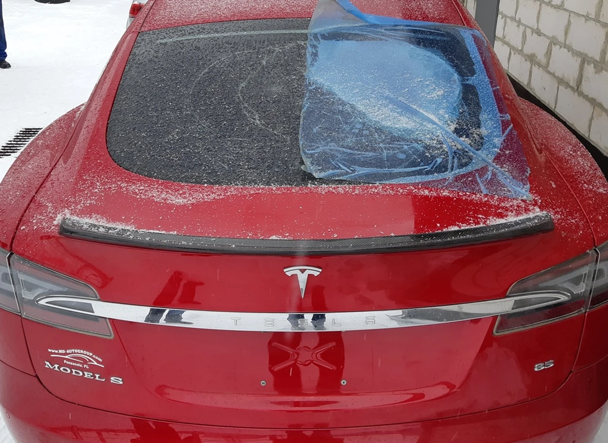 7 Trunk lid (lada) metal PPMR Tesla model S, model S REST 1023722-E0-A