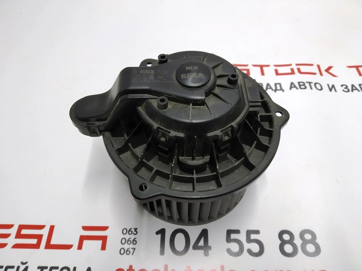 14 Вентилятор кліматичної установки (пічки салону) задньої F00S 3B2 578 Tesla Model X 1023883-00-J