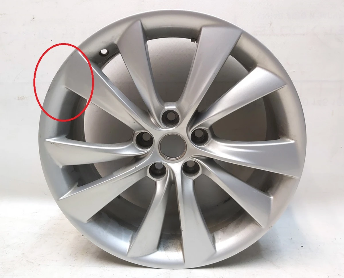 2 Диск колёсный (19x8.0J ET40- SILVER CYCLON) Tesla Model S, Model S REST 1054045-00-D
