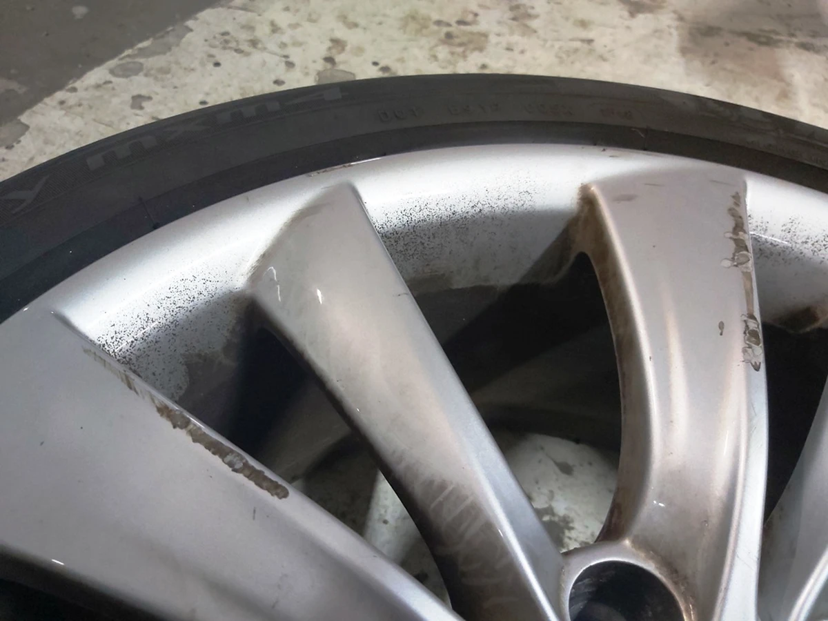 2 Wheel assembly (rim 19 * 8.0J tire Michelin Primacy 245/45 R19 TPMS sensor protector 4.79 mm) Tesla model S 1054045-00-D