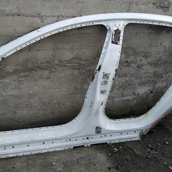 2 Бічна кузовна панель (філя) ліва без заднього крила (з пошкодженнями) Tesla model S, REST 1024195-S0-B