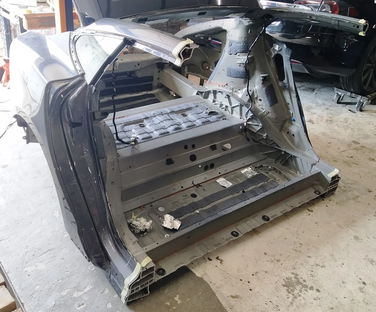 Rear body panel kit (rear) AWD/RWD assembly Tesla model S REST 1024207-S0-B