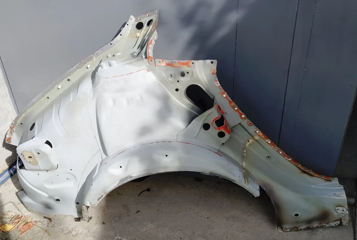 20 Четверть задняя правая стакан в сборе с кузовными панелями колесной арки RWD Tesla model S, model S REST 1024367-S0-A