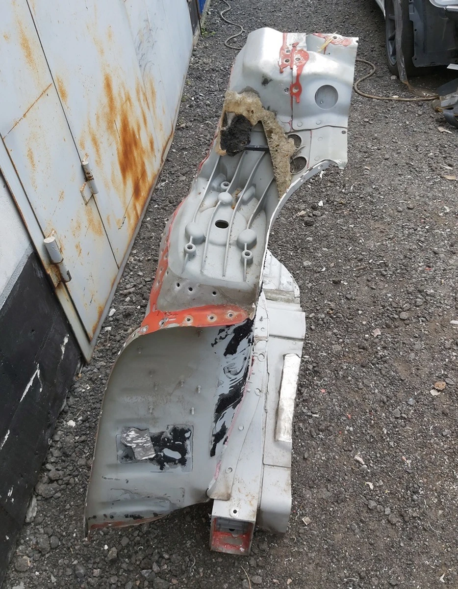 21 Rear left quarter cup inner part RWD Tesla model S REST 1024368-S0-A