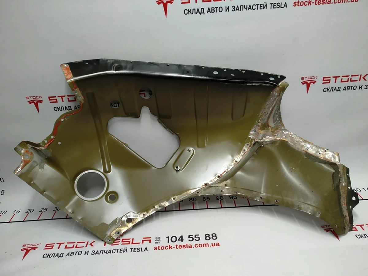 13 Quarter rear left inner trunk wall Tesla model S, model S REST 1024372-S0-B
