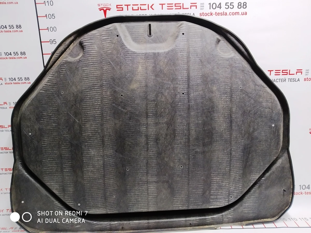 20 Hood protection (underhood lining) AWD RWD Tesla model S 1024809-00-C