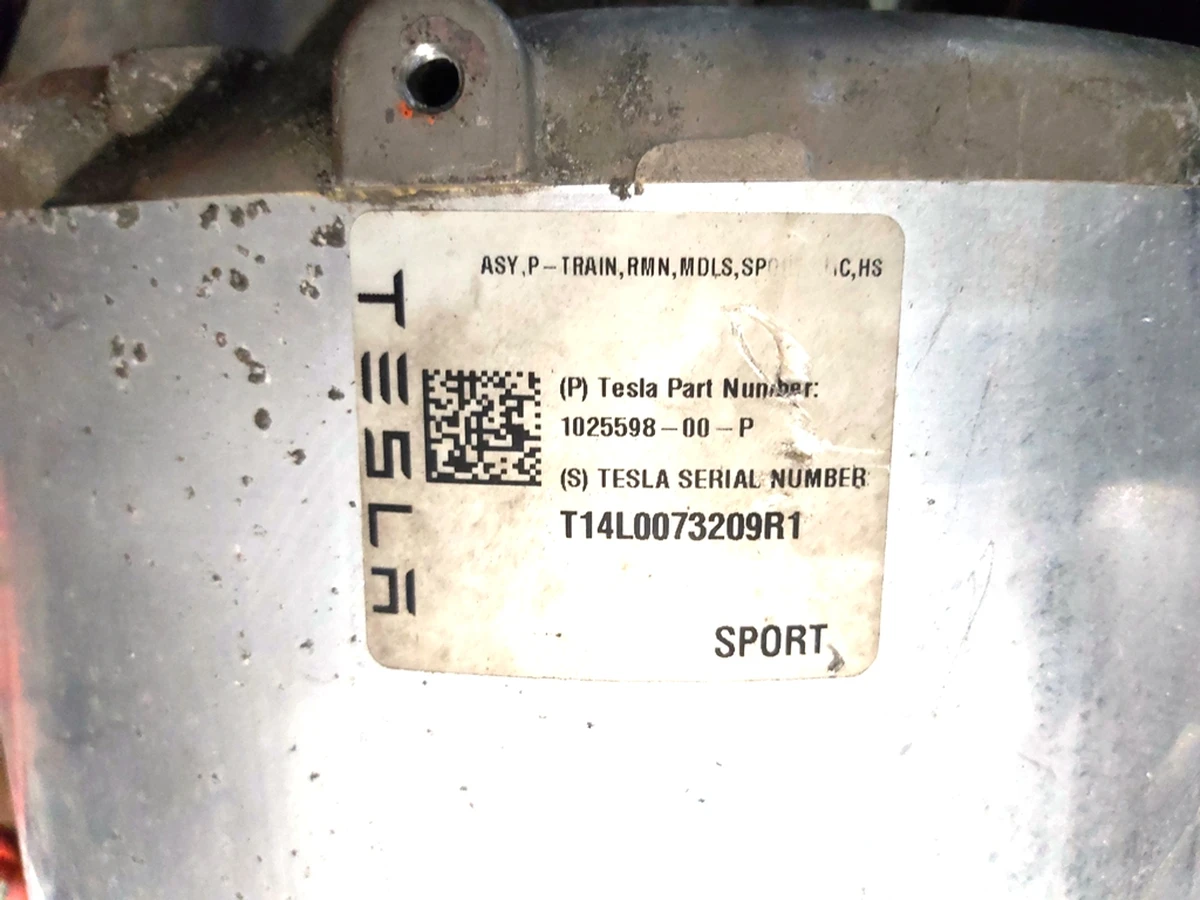 1 Мотор задній великий (SPORT) у додатковій комплектації Tesla model S, model S REST 1025598-00-I