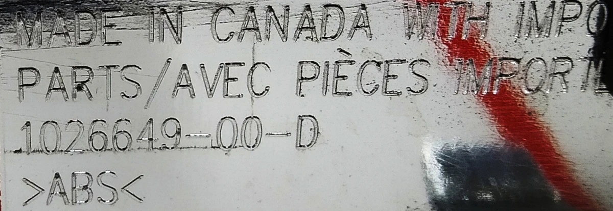 10 Накладка TESLA кришки багажника хром (з пошкодженням) Tesla model S, model S REST