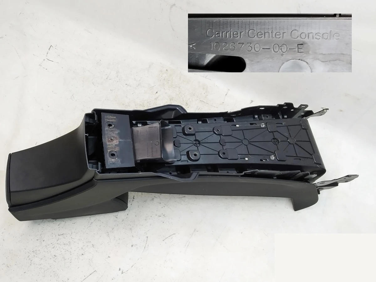 1 Center tunnel trim assebly without wire Tesla Model X 1026728-S0-E