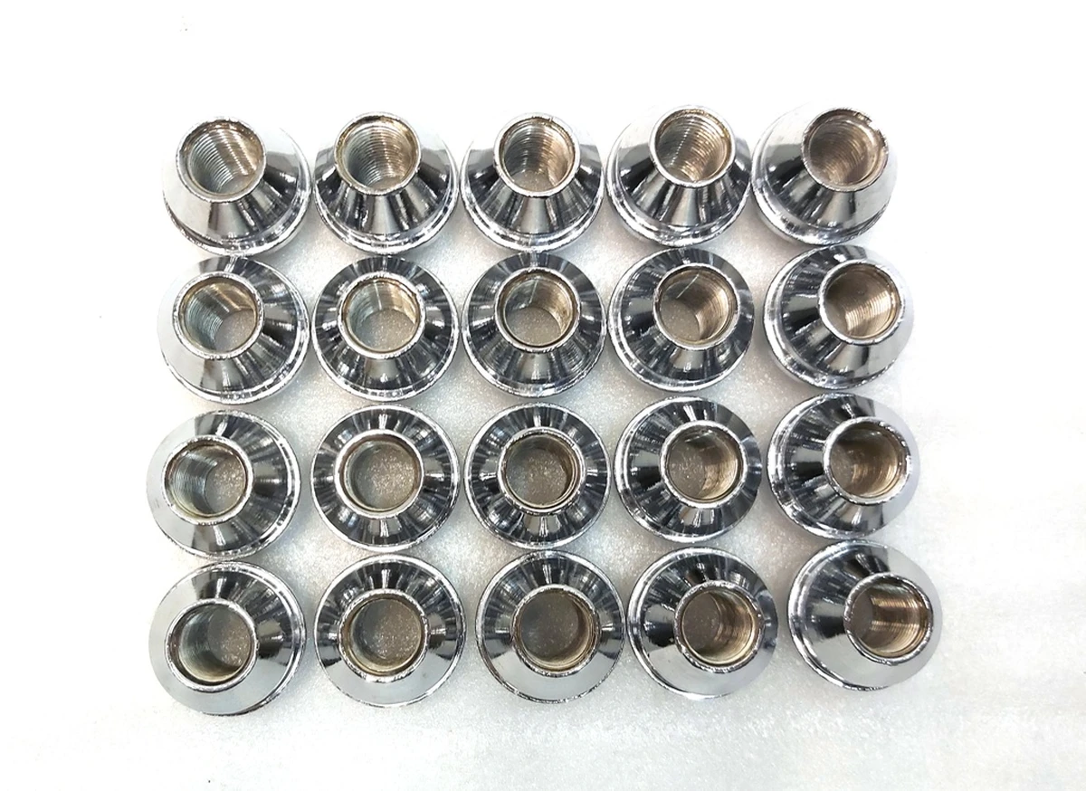 8 Комплект гайок колісних великих (20 шт) M14x1.5 PC10 21мм Tesla all models 1027002-00-B