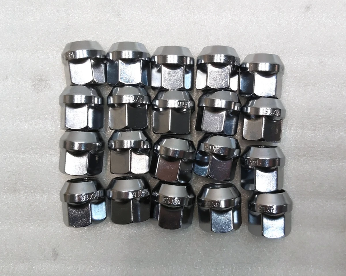 8 NUT LUG set M14x1.5 PC10 19 mm (20 pieces) Tesla all models 1027002-00-B