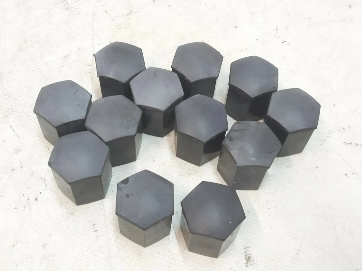 9 LUG NUT CAP, TALL, BLACK d21 Tesla Model S, Model S REST, Model X 1027010-00-B