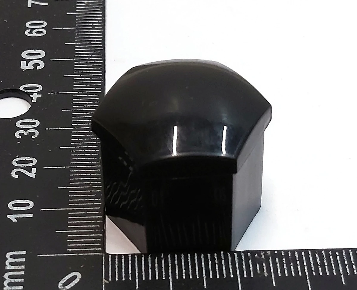 9 LUG NUT COVER d19 BLACK set d19 BLACK 20 pieces Tesla all models 1027010