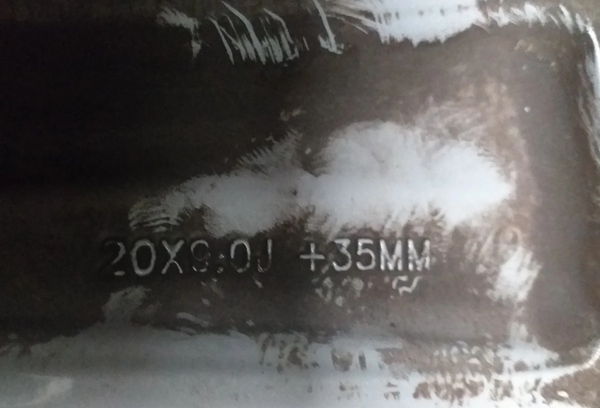 2 Диск колісний передній 20X9.0 J35 - SILVER SLIPSTREAM Tesla model X 1027244-00-A