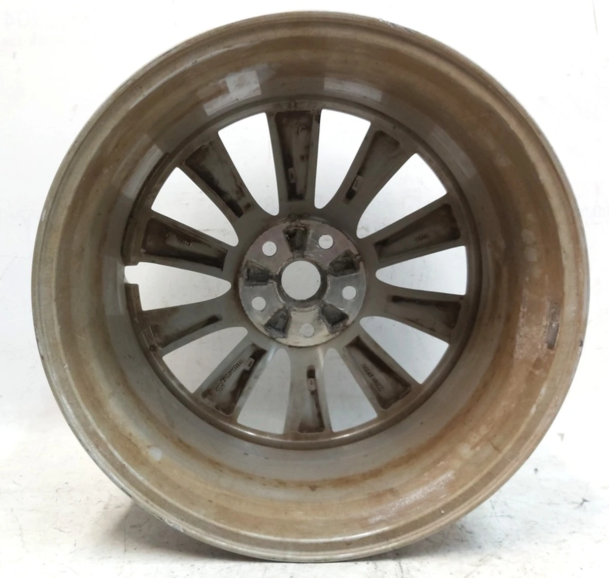 2 Диск колесный передний 20X9.0 J35 - SILVER SLIPSTREAM с повреждением Tesla model X 1027244-00-A