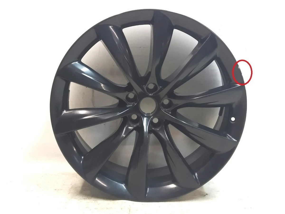 3 Диск колісний передній 22x9.0 J35 TURBINE BLACK (пошкодження) Tesla Model X 1089363-00-C
