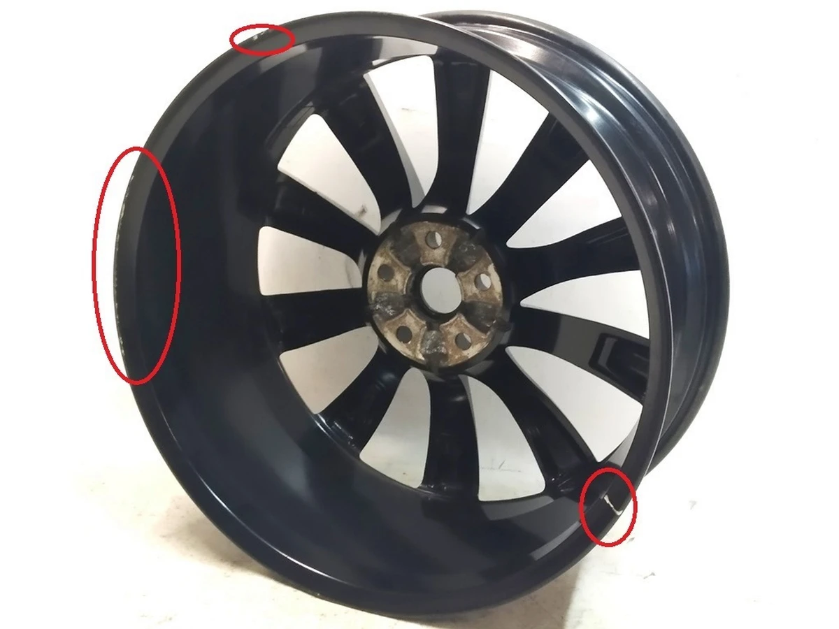 3 Диск колісний передній 22x9.0 J35 TURBINE BLACK (пошкодження) Tesla Model X 1089363-00-C