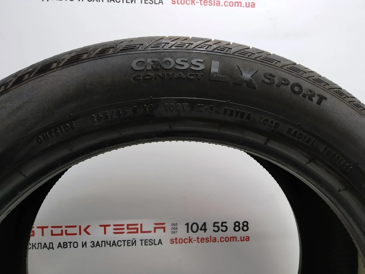 1 Шина 265/45R20 108V A/S CONTINENTAL CROSSCONTACT LX SPORT TIRE Tesla model X 1027256-00-B