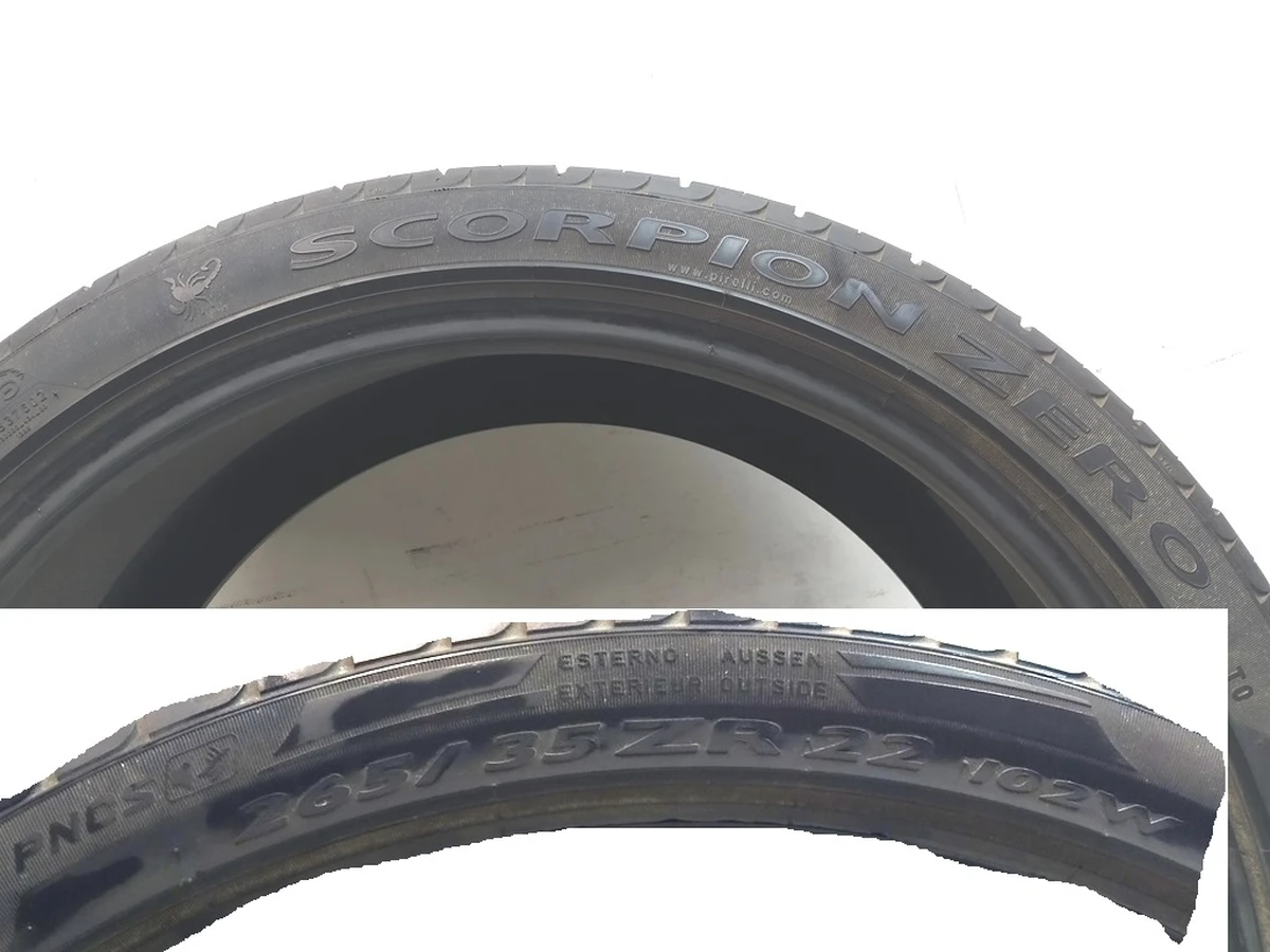 1 Шина 265/35 ZR22 102W A/S PIRELLI SCORPION ZERO PNCS Tesla Model X 1027259-00-B