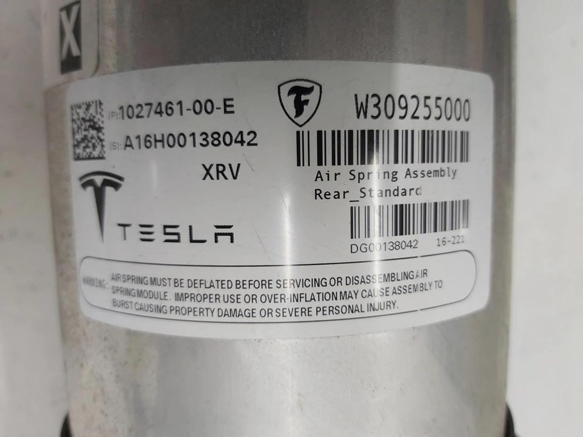 1 Модуль пневмо задній з пошкодженням Tesla model X 1027461-00-00-G.