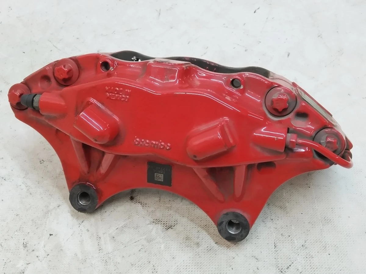 3 Front brake caliper BREMBO PERFORMANCE RED without pads  - RH Tesla Model S, Model S REST, Model X 1027622-01-A, 1007795-01-D