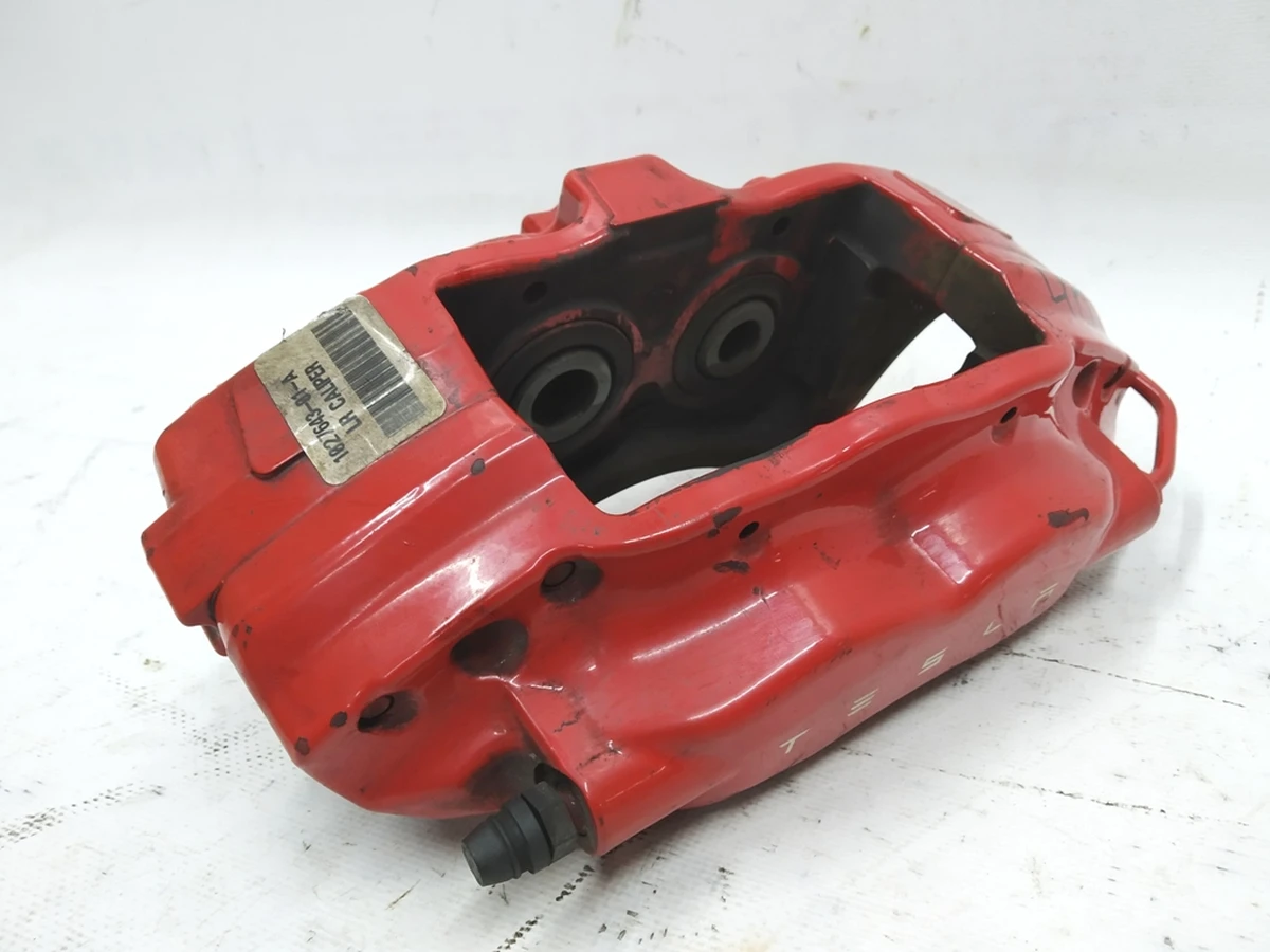 1 Супорт гальмівний лівий задній BREMBO PERF (Mexico) червоний Tesla Model S, Model S REST, Model X 1007888-01, 1078541-01, 6006434-01