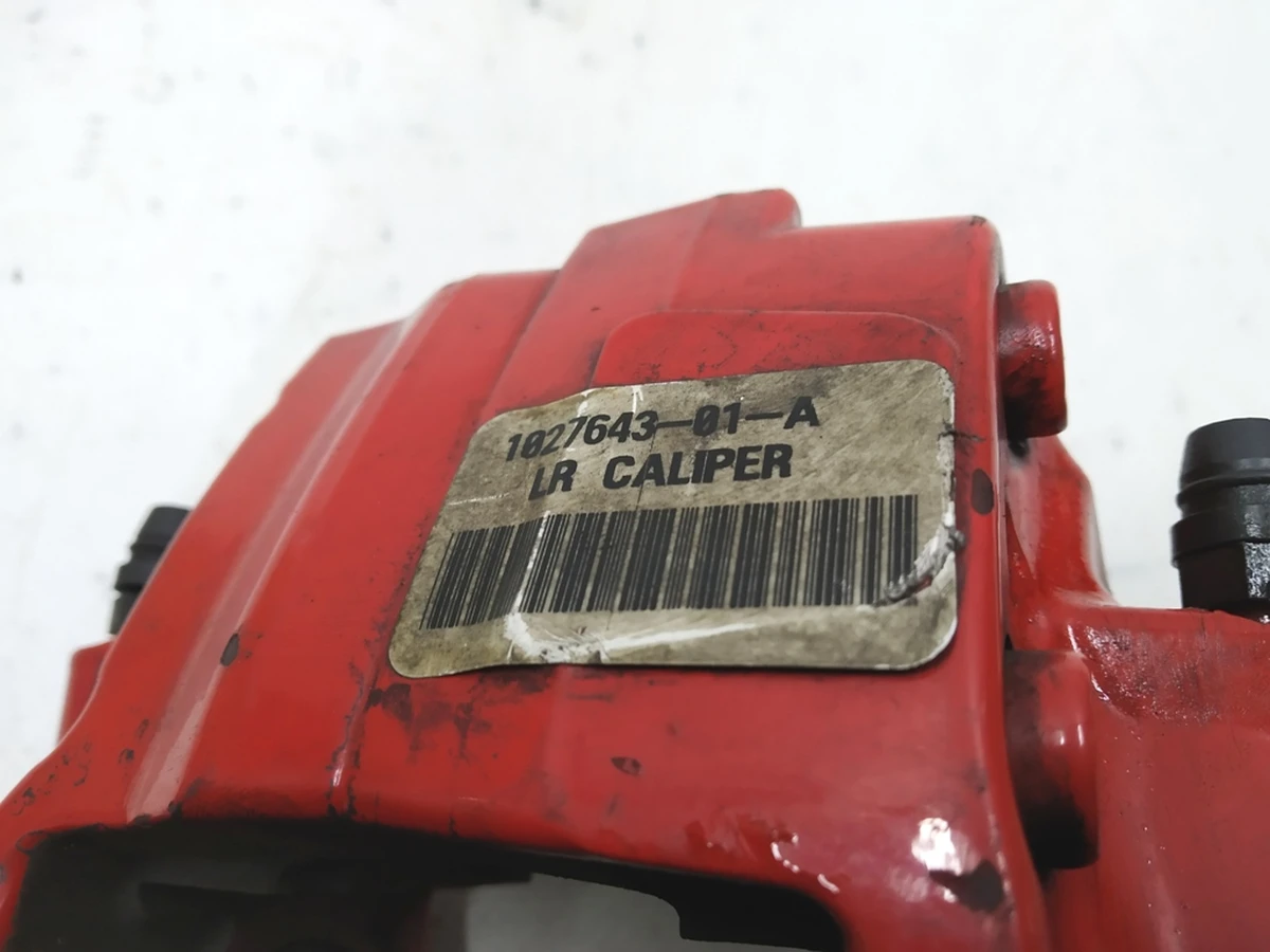 1 Супорт гальмівний лівий задній BREMBO PERF (Mexico) червоний Tesla Model S, Model S REST, Model X 1007888-01, 1078541-01, 6006434-01