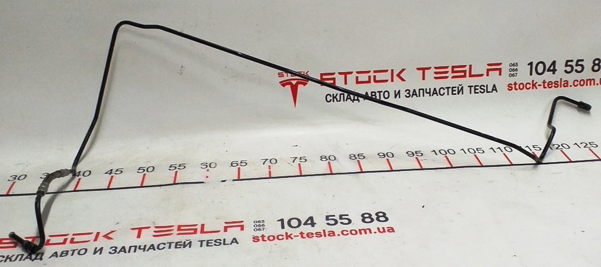 1 Трубопровід гальмівної системи (від головного циліндра до ABS) другий Tesla model X 1027711-00-C