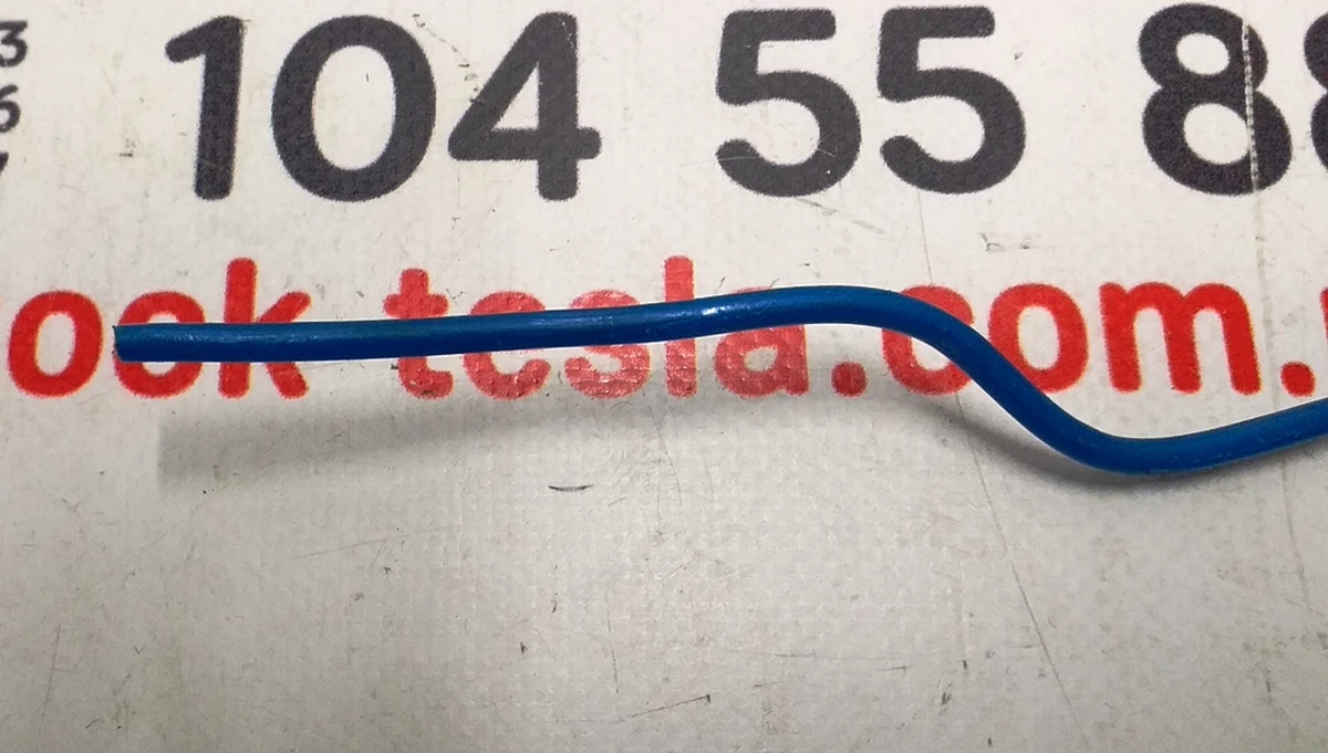 3 Пневмопровод компрессор передний левый (синий) с повреждением Tesla model X 1027933-00-D