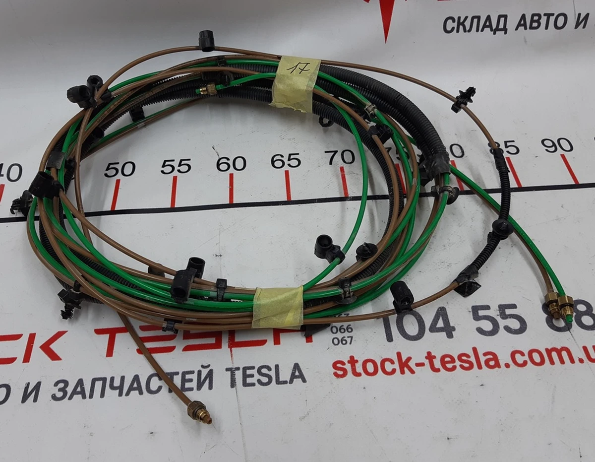 4 Пневмопровод пневмоподвески задней в сборе Tesla model X 1027937-00-E