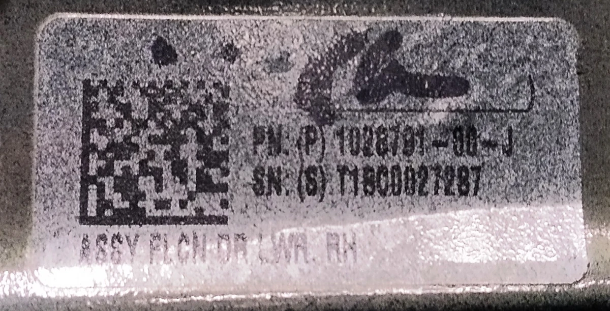 9 Двері задні права (метал) Tesla model X 1069538-E0-A